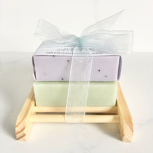 Load image into Gallery viewer, Soap Bar & Dish Combo - Lavender + Peppermint & Rosemary