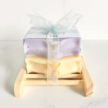 Load image into Gallery viewer, Soap Bar & Dish Combo - Lavender & Citrus Burst