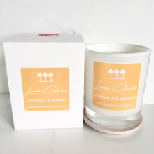 Load image into Gallery viewer, Coconut & Mango - Luxe Gem Soy Candle