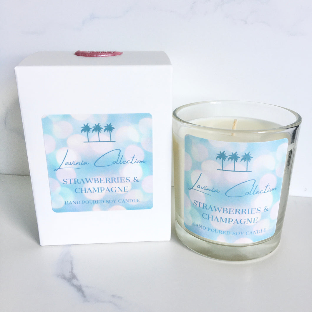 Strawberries & Champagne - Darling Soy Candle