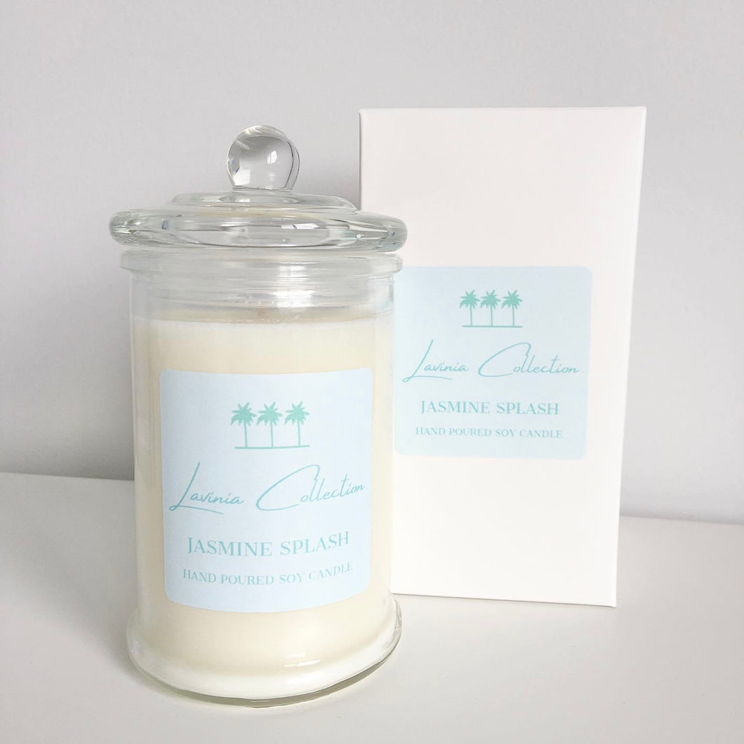 Jasmine Splash ~ Lighthouse Soy Candle