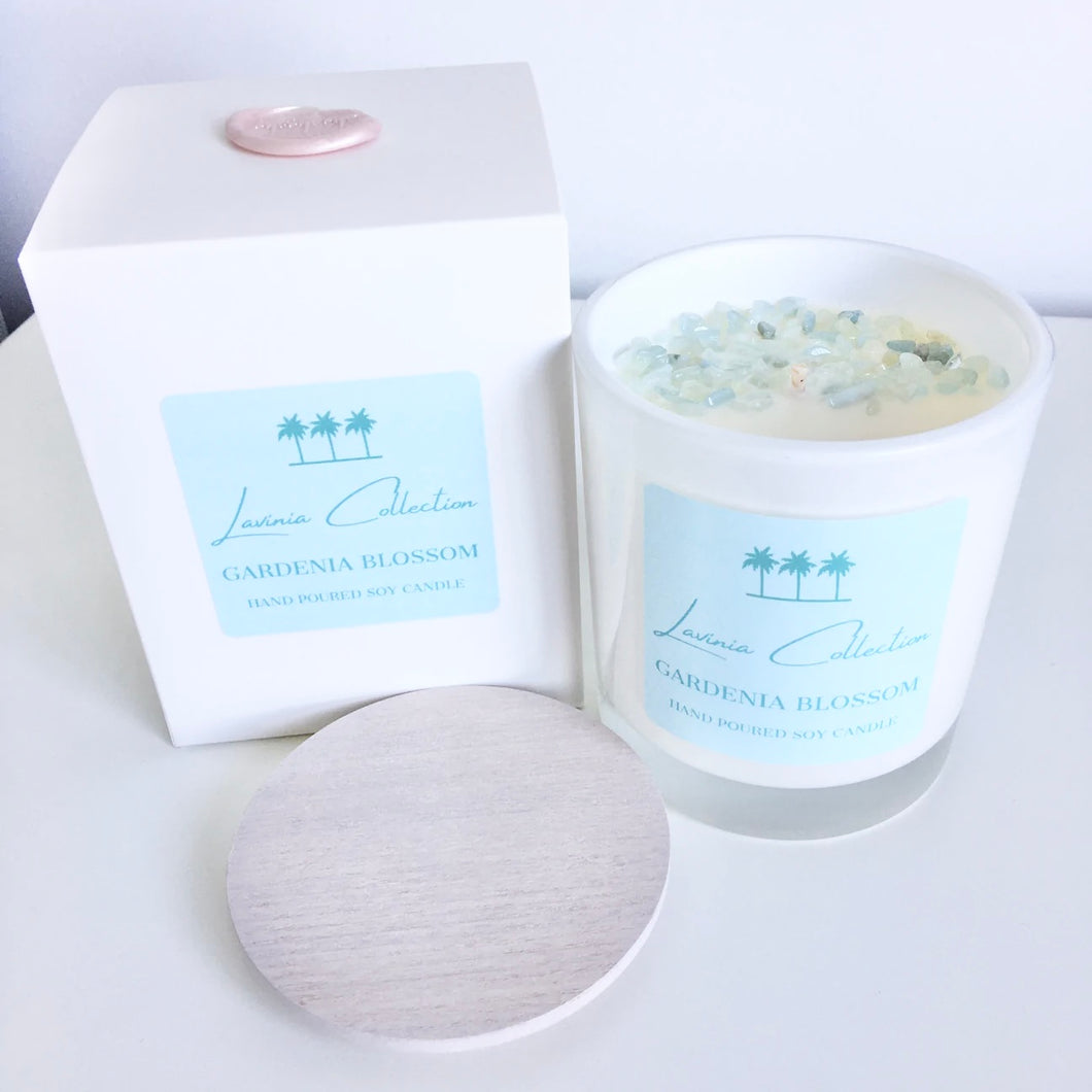 Gardenia Blossom - Luxe Gem Soy Candle