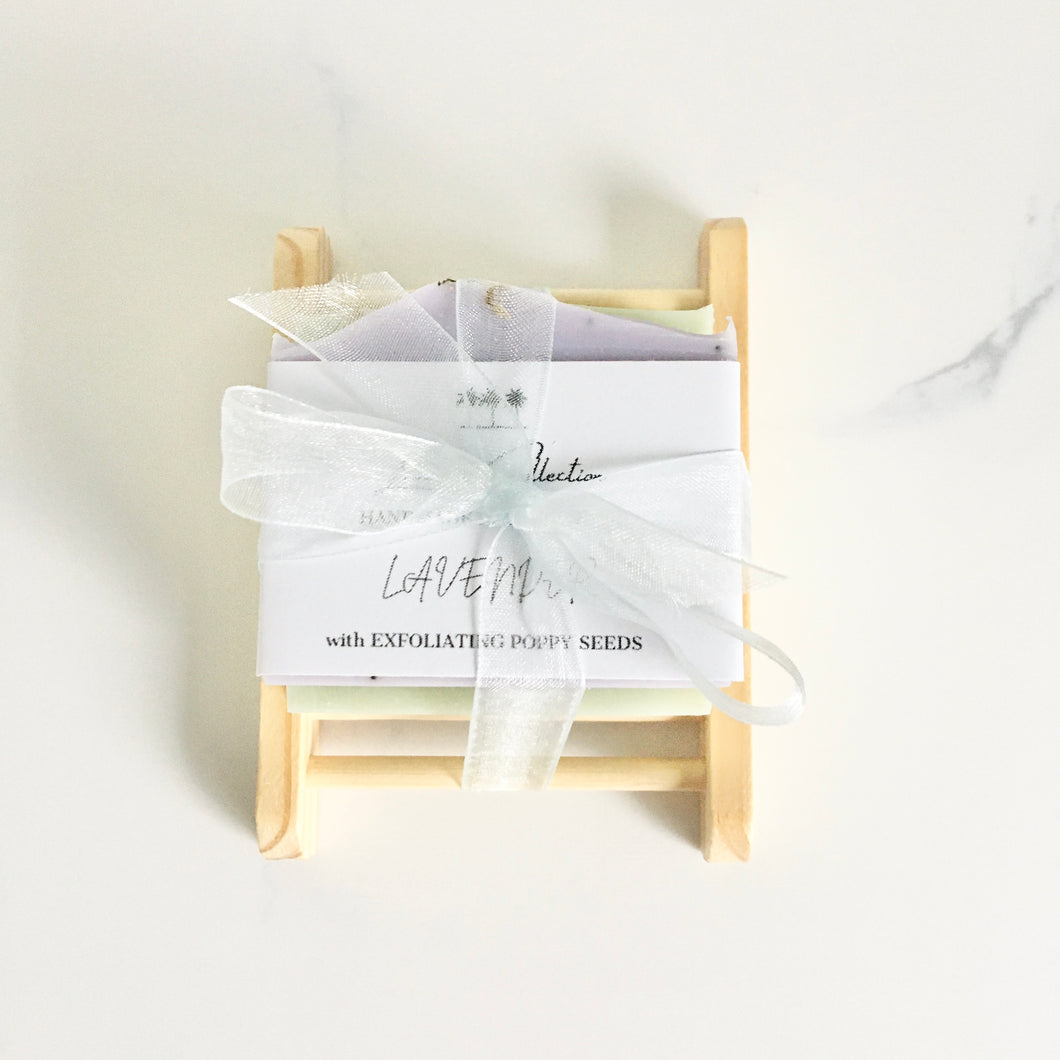 Soap Bar & Dish Combo - Lavender + Peppermint & Rosemary