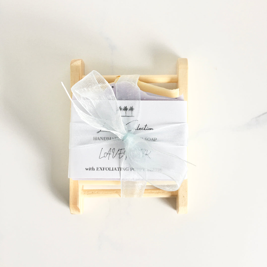 Soap Bar & Dish Combo - Lavender & Citrus Burst