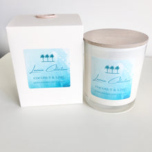 Load image into Gallery viewer, Coconut &amp; Lime - Luxe Gem Soy Candle
