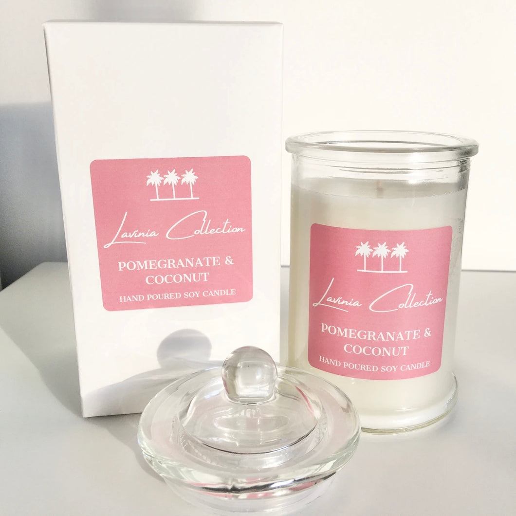 Pomegranate & Coconut - Lighthouse Soy Candle