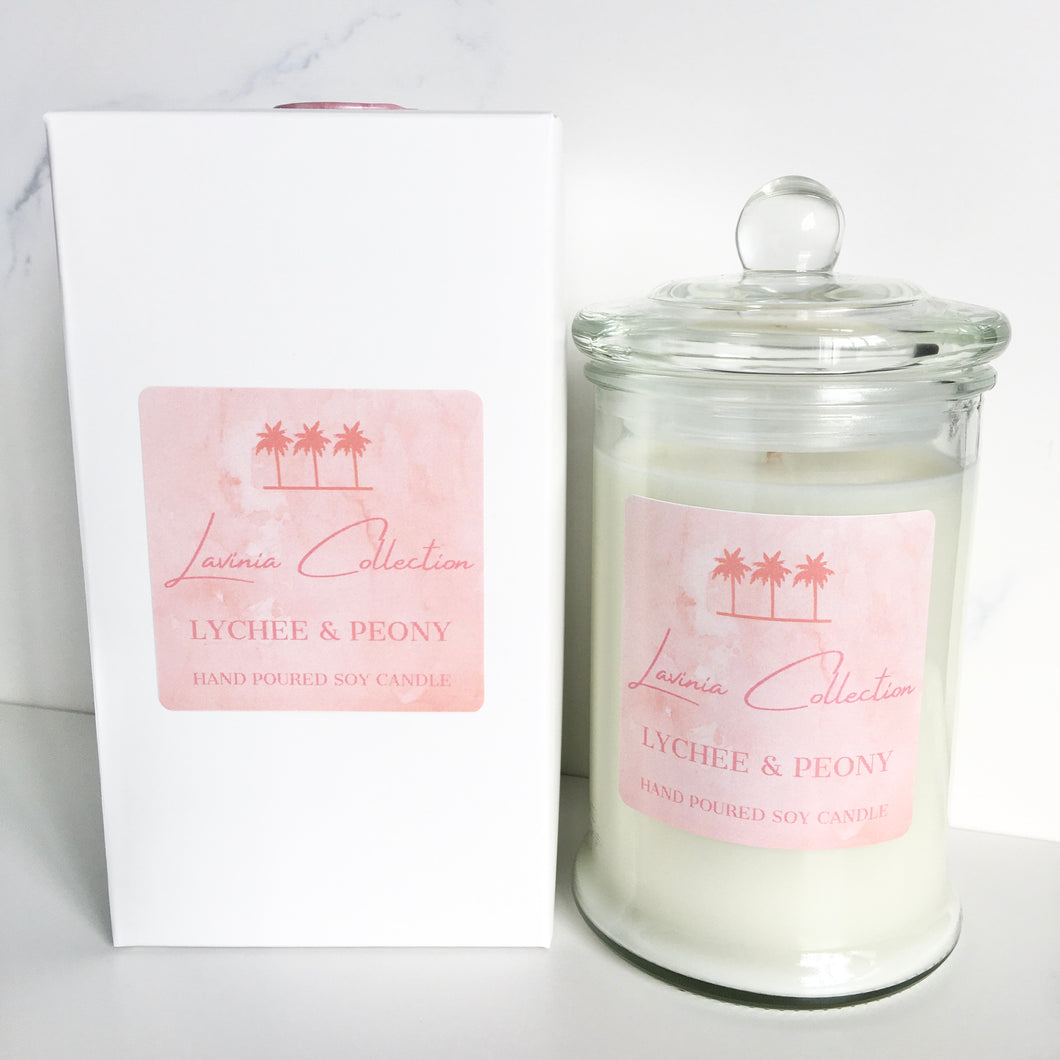 Lychee & Peony - Lighthouse Soy Candle