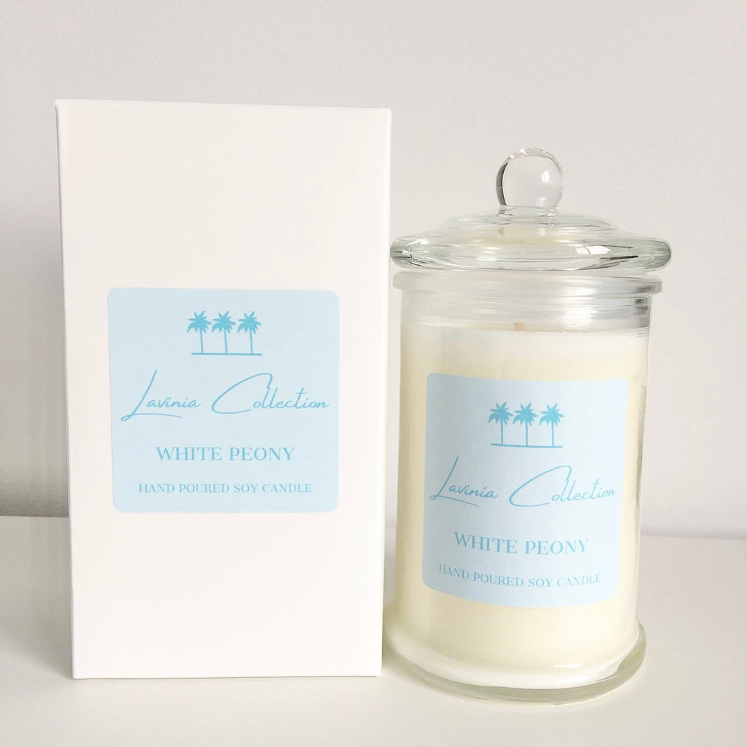White Peony - Lighthouse Soy Candle