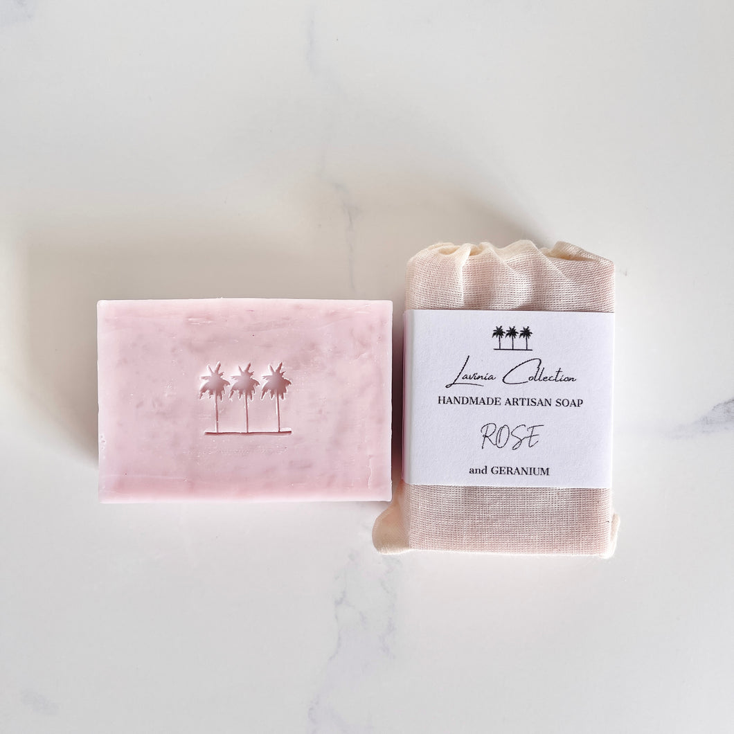 Rose & Geranium - Handmade Artisan Soap