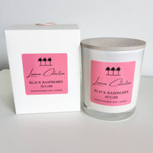 Load image into Gallery viewer, Black Raspberry Sugar - Luxe Gem Soy Candle
