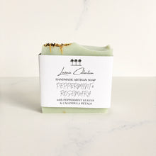 Load image into Gallery viewer, Peppermint &amp; Rosemary - Handmade Artisan Soap
