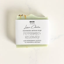 Load image into Gallery viewer, Peppermint &amp; Rosemary - Handmade Artisan Soap
